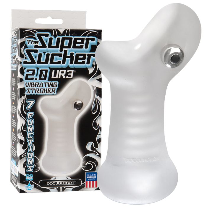 The Super Sucker 2.0 UR3 Vibrating Stroker main product photo