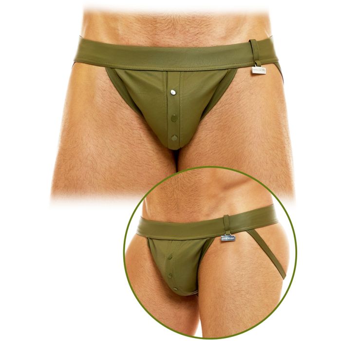 Jockstrap en Cuir Legacy - Khaki main product photo