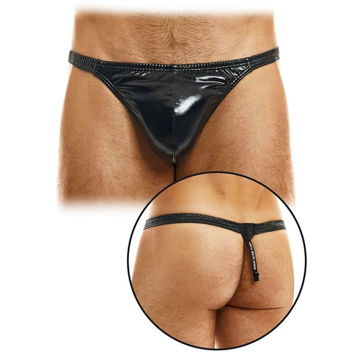 String Pleasure - Latex Noir main product photo