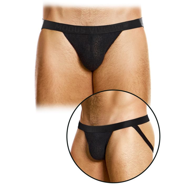 Jockstrap Purled - Noir main product photo