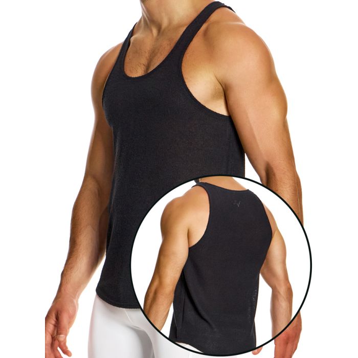 Débardeur Tanktop Purled - Noir main product photo