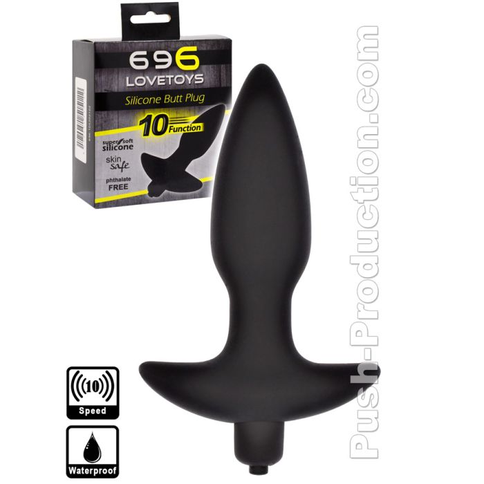 10 Function Silicone Butt Plug main product photo