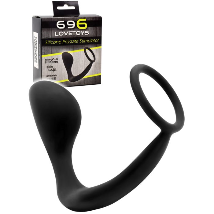 Silicone Prostata Stimulator avec Cockring main product photo