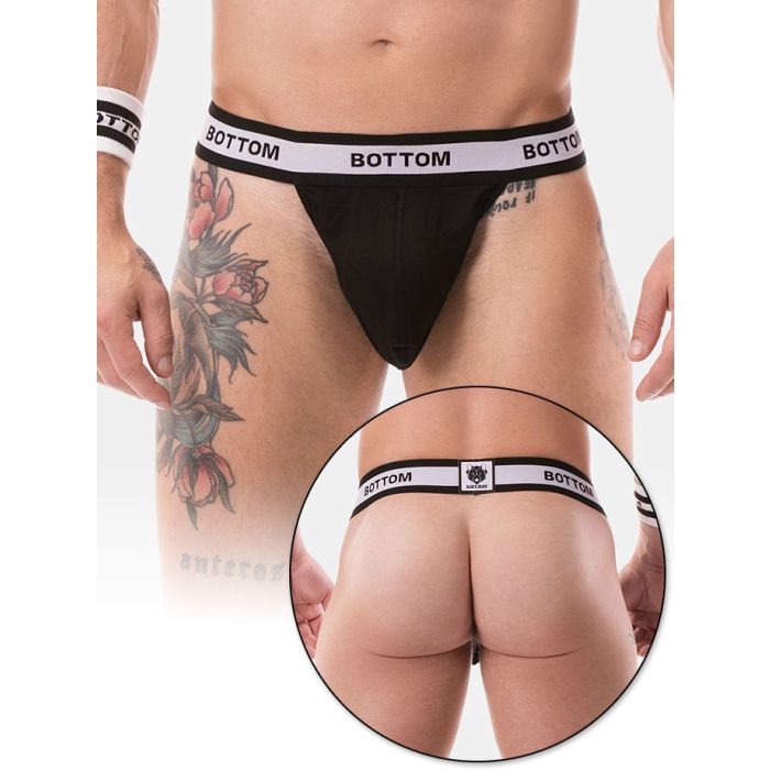 Suspender Bottom - black/white main product photo
