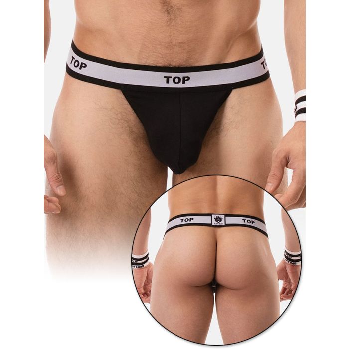 Suspender Top - black/white main product photo