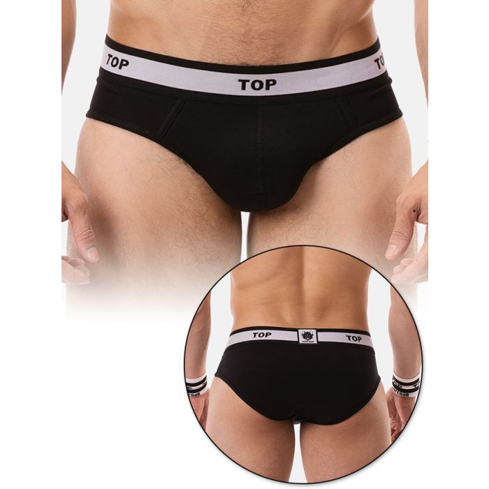 Brief Top - black/white main product photo