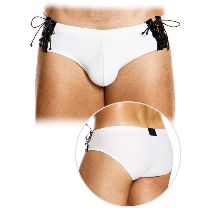 Boudoir Classic Swim Brief - Blanc main product photo