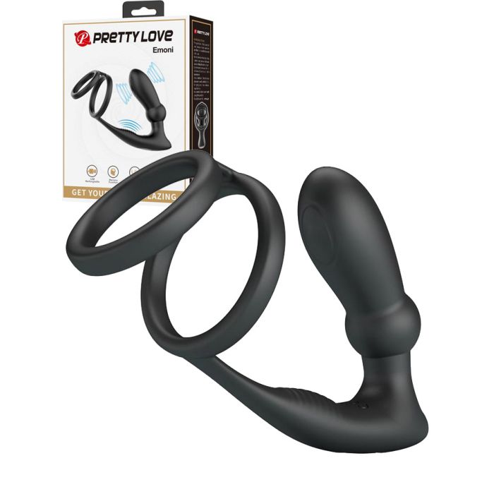 Emoni Vibrating Plug + Cock Ring main product photo