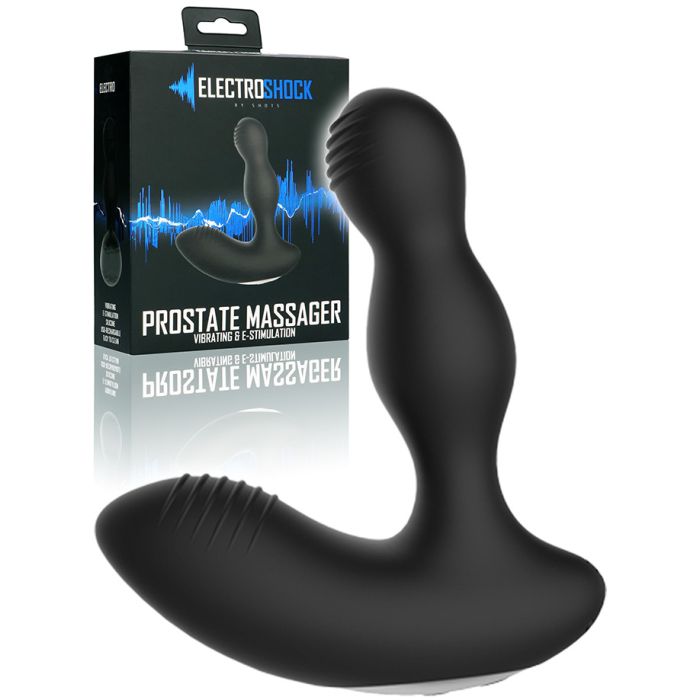 Stimulateur de prostate E-Stim vibrant noir - Electroshock main product photo