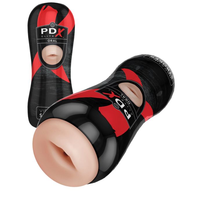 PDX Elite - Vibrating Oral Stroker main product photo
