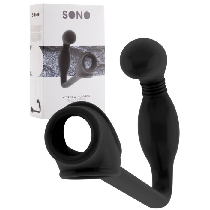 Cockring plug anal ballstretcher noir - SONO No.2 main product photo