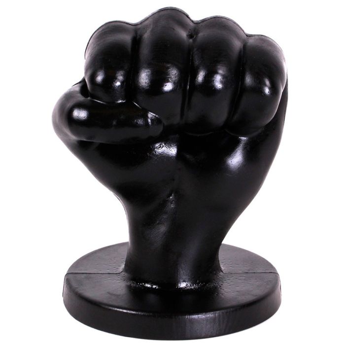 All Black Fist Plug 94 - Large main product photo
