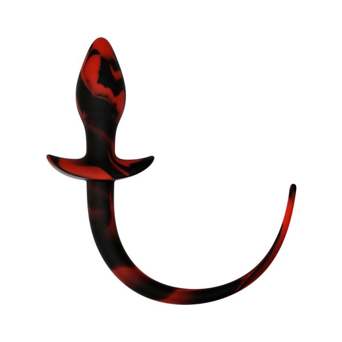 Puppy Dog - Silicone Tail Anal Plug - Rouge/Noir main product photo