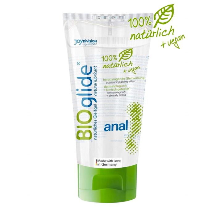 Bioglide Anal 100% natural and vegan Lubricant 80 ml main product photo