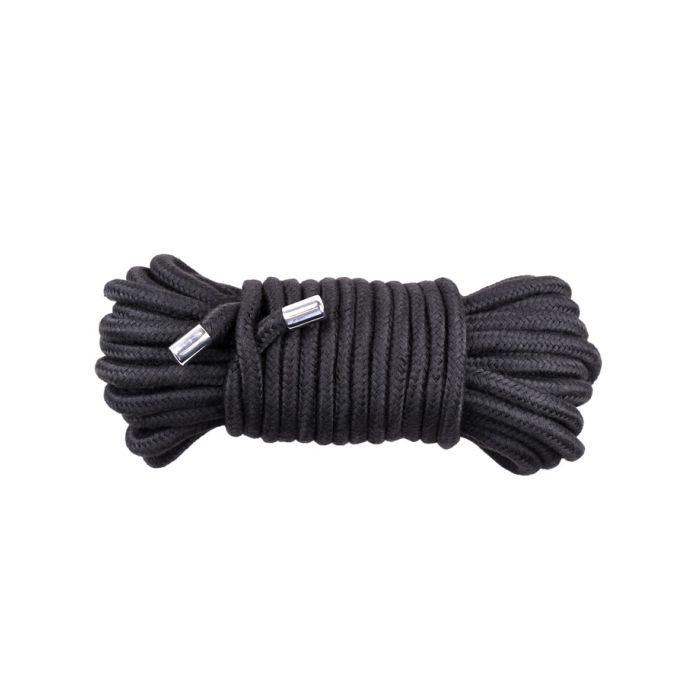 Black Bondage Cotton Rope - Corde de 10m main product photo
