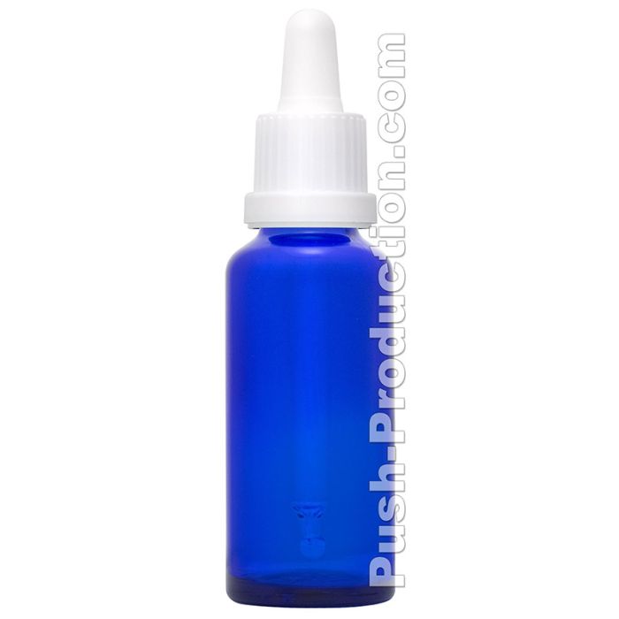 Bouteille à mélange bleue/blanche 30 ml main product photo
