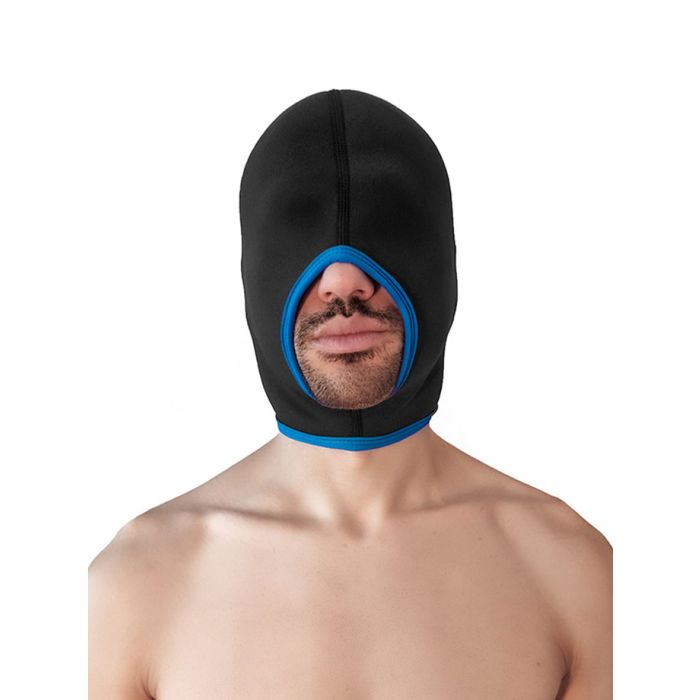 Blind Neoprene Face Fucker Hood - Black/Blue main product photo