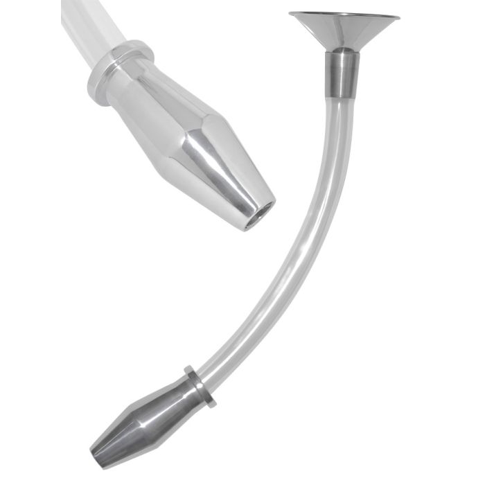 Douche anale Aluminium Tunnel Funnel Buttplug - Small main product photo
