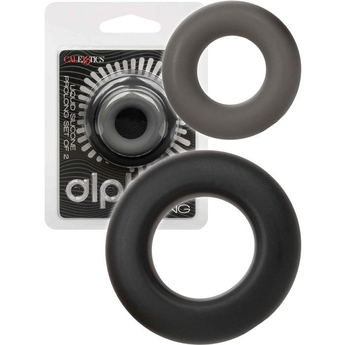 Alpha Liquid Silicone Prolong Cockring Set main product photo