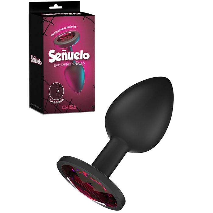 Senuelo Red Crystal Anal Plug Small main product photo