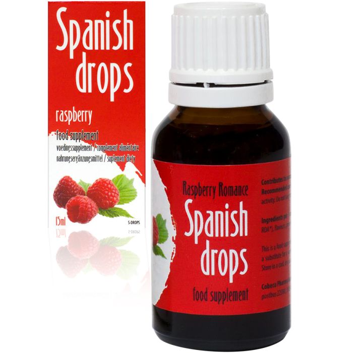 Complément alimentaire Spanish Fly Raspberry Romance 15 ml main product photo