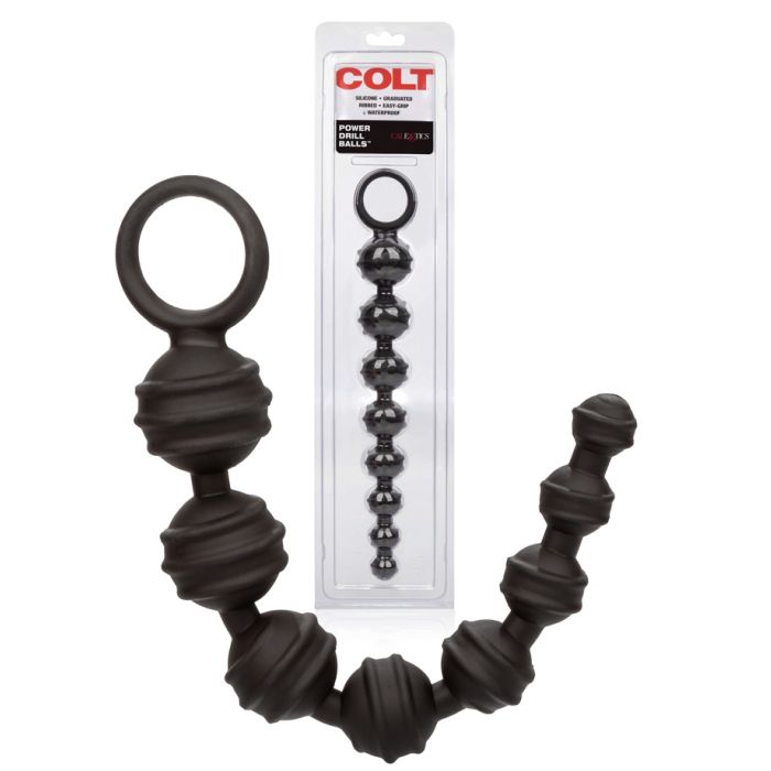 Chapelet anal noir Power Drill - COLT main product photo