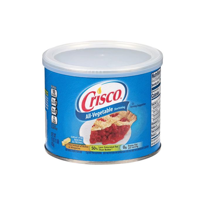 Crisco 453 g - Graisse végétale pour lubrifier main product photo
