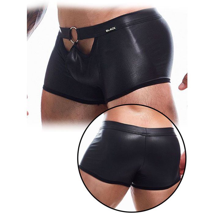 Boxer Peekaboo Mini Pants Noir main product photo