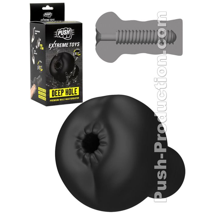 Masturbator Deep Hole Black main product photo
