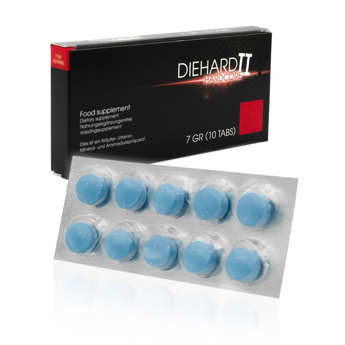 Complément alimentaire DieHard II Hardcore 10 tablettes main product photo