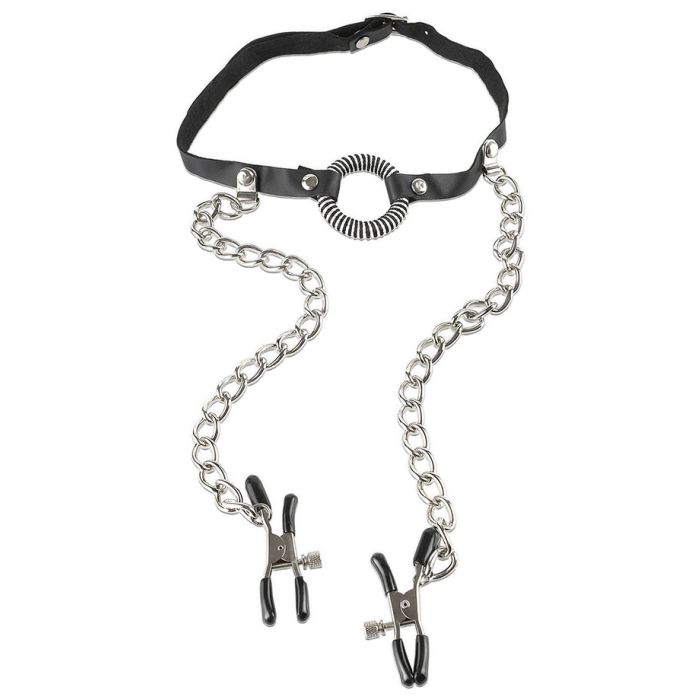 Fetish Fantasy - O-Ring Gag & Nipple Clamps main product photo