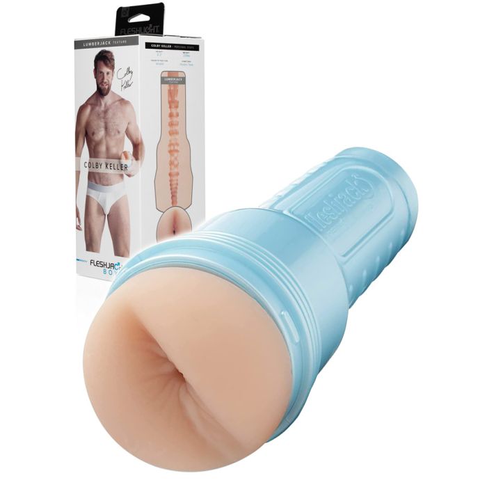 Fleshjack Boys: Colby Keller Butt Fleshjack - Lumberjack Texture main product photo