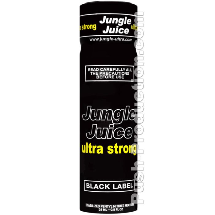 Poppers Jungle Juice Ultra Strong Black Label tall main product photo