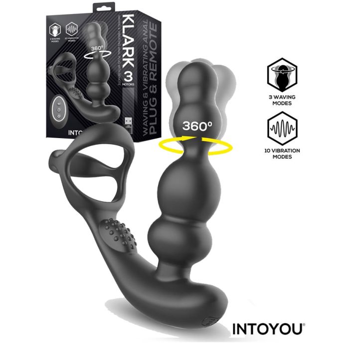 KLARK - Waving & Vibrating Anal Plug with Remote main product photo