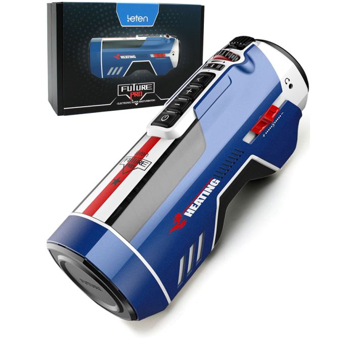 Leten - Future Pro Heating Masturbator - Bleu main product photo
