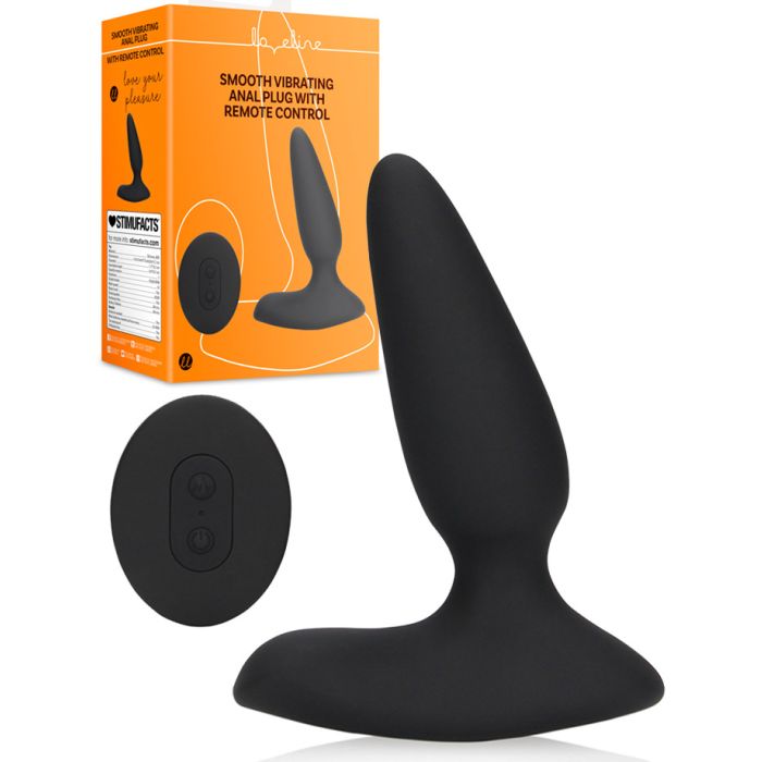 Smooth Vibrating Anal Plug with Remote Control main product photo