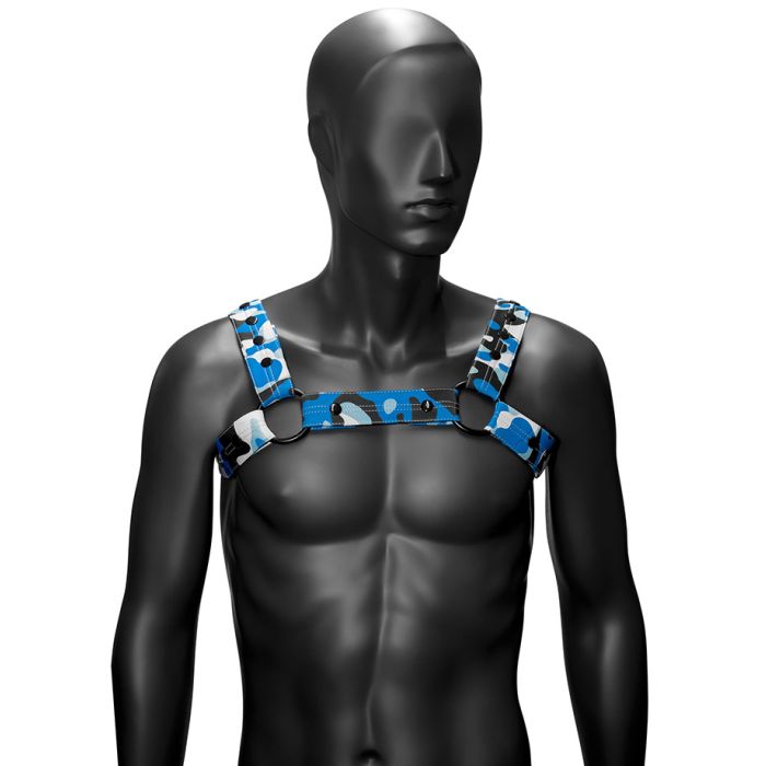 Harnais Neoprene - Bleu Camouflage main product photo