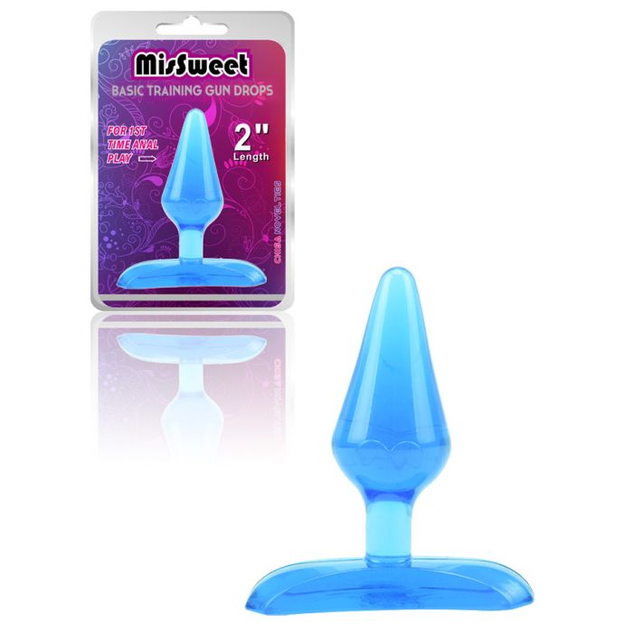 Plug anal bleu Basic Training Gun Drops - MisSweet main product photo