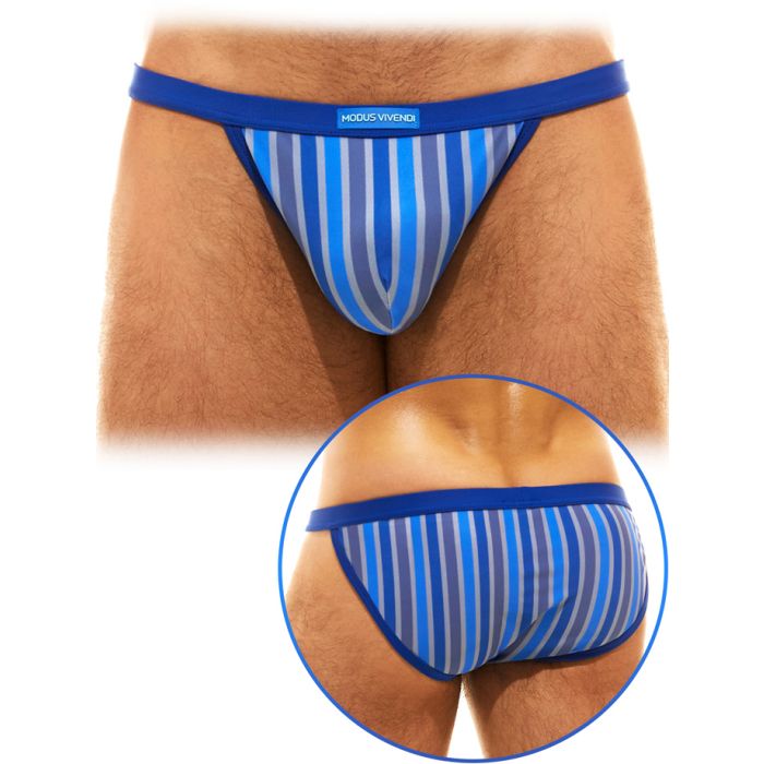 Slip Tanga Trapped Camo - Bleu main product photo