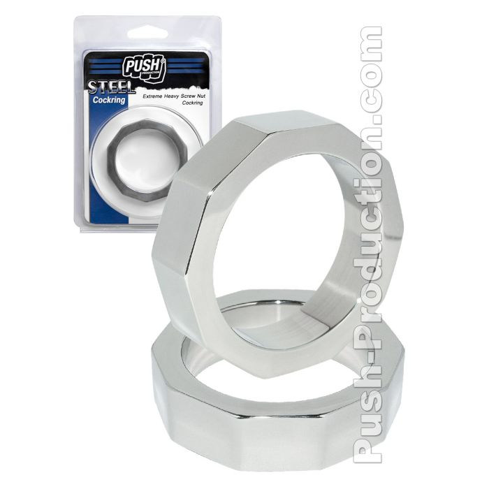 Push Steel - Extreme Heavy Screw Nut Cockring main product photo
