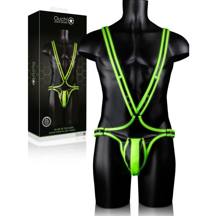 OUCH! Glow in the Dark - Full Body Harness main product photo