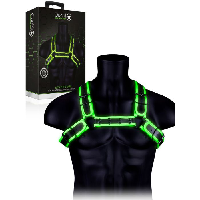 OUCH! Glow in the Dark - Harnais Buckle Bulldog main product photo