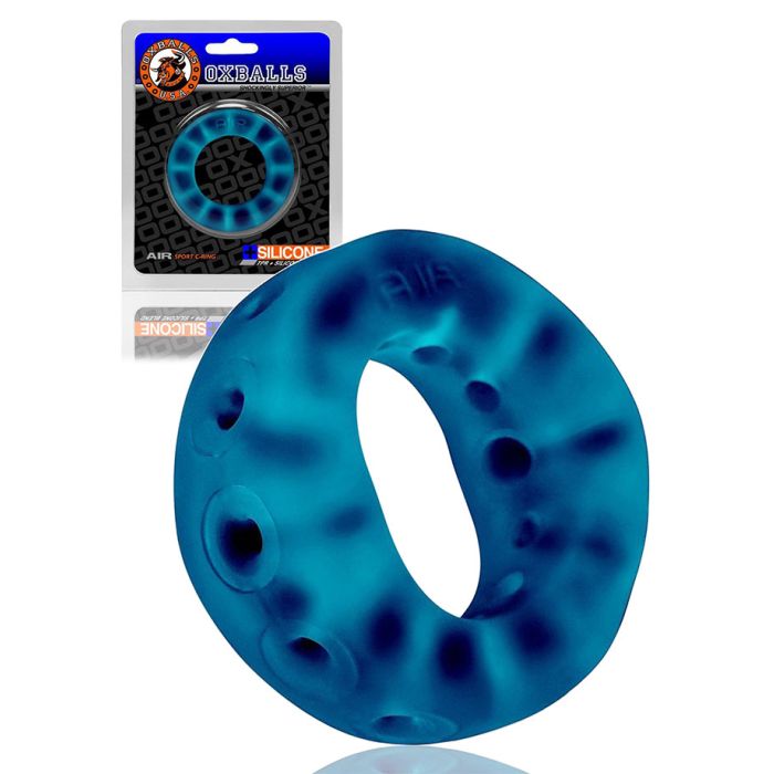 Oxballs Air-Hole Cockring - Bleu main product photo