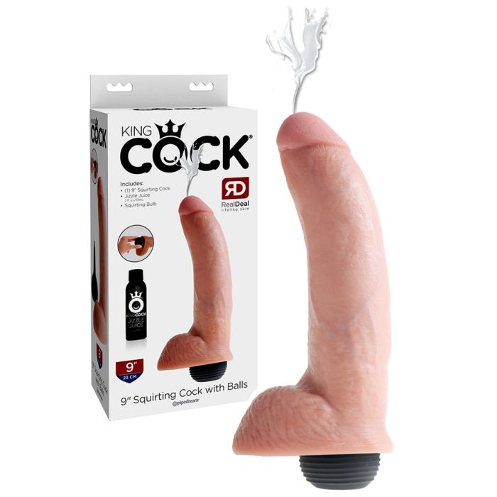 King Cock Squirting - Gode éjaculateur 9 inch nature main product photo