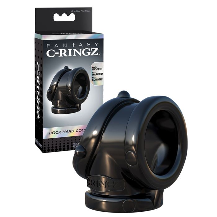 Fantasy C-Ringz - Cockring Rock Hard Pipe noir main product photo