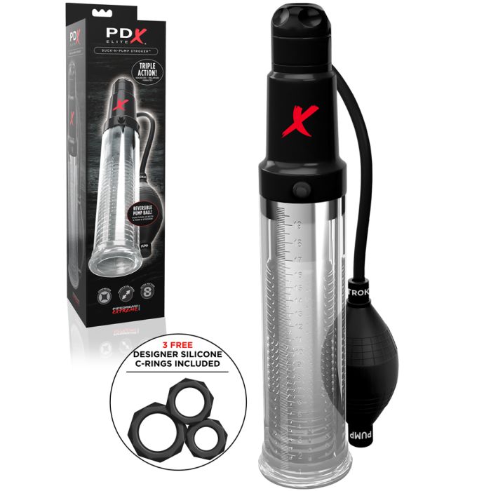 PDX Elite - Suck-N-Pump Stroker Penis Pump main product photo