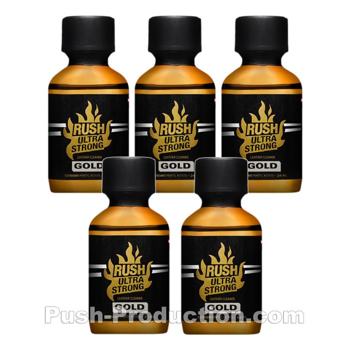 Pack Poppers Rush Ultra Strong Gold big x5 main product photo