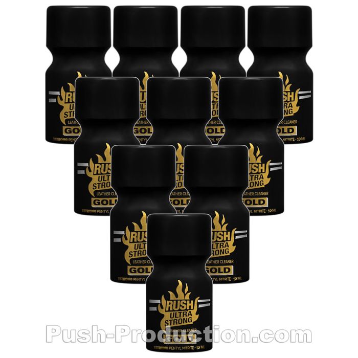Pack Poppers Rush Ultra Strong Gold small x10 main product photo