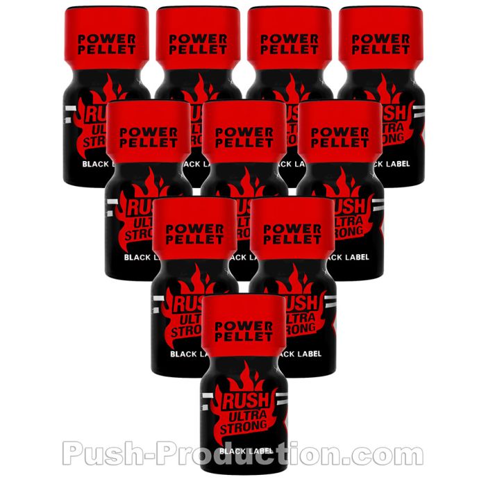 Poppers Rush Ultra Strong Black Label small x10 main product photo