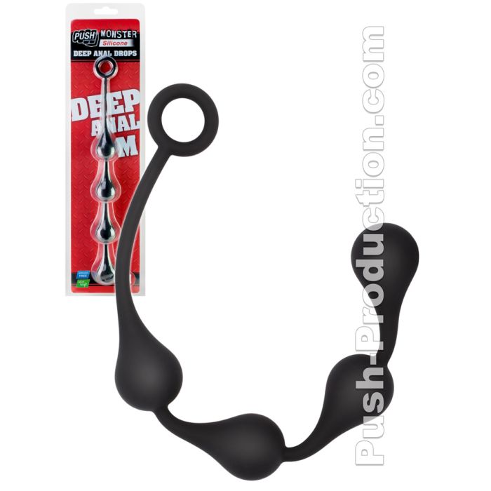 Push Monster - Silicone Deep Anal Drops - Medium main product photo